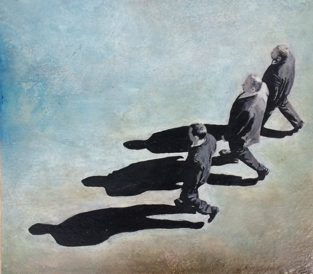 Marching Guys, artwork by artist Mats Pehrson | Artely